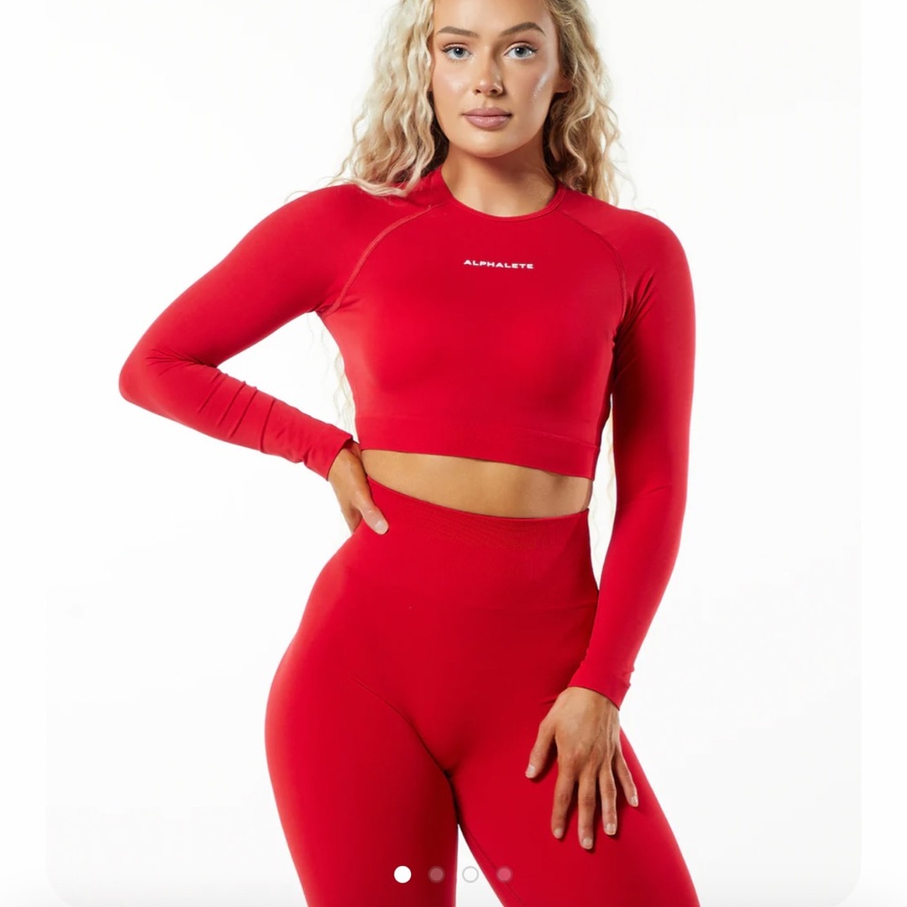 Red Amplify Long Sleeve